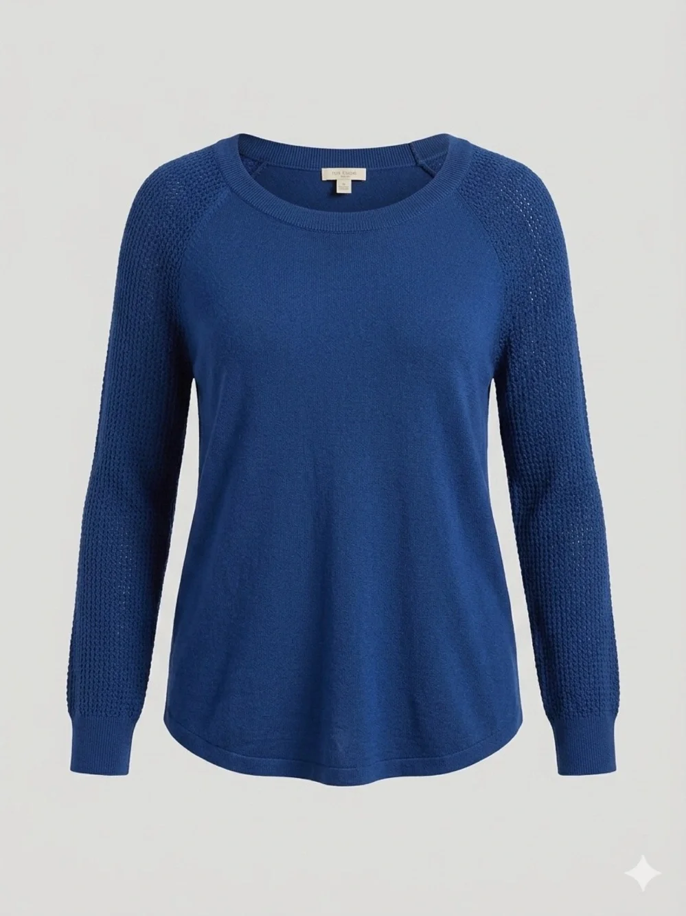 J. Crew Navy Textured Knit Sweater